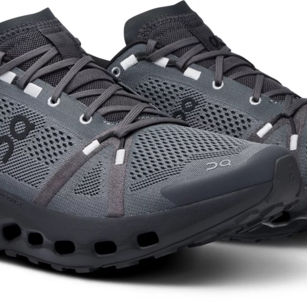 On Running Men's Athletic Shoes - Dark Gray and Black